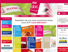 Tablet Screenshot of abc-marquage.com